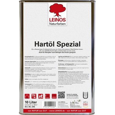 Leinos naturfarben speciál tvrdý olej 10 l bezbarvý