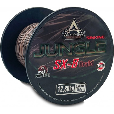 Saenger Anaconda šňůra Jungle SX-8 600m 0,30mm