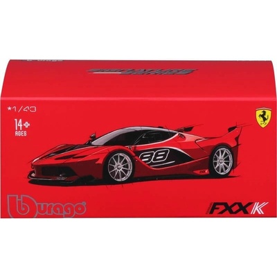Signature Bburago Ferrari FXX K NO88 červená 88 1:43