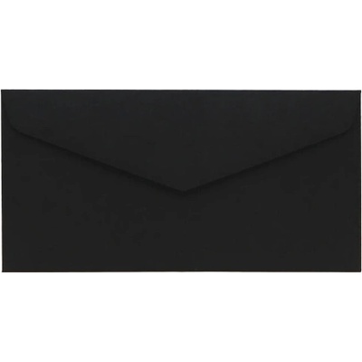 Poštová obálka čierna DL (110x220mm)