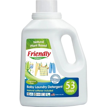 Friendly Organic Концентриран гел за пране с омекотител - без аромат, 1.57л (fr.00416)