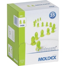 Moldex 740001 Contours štuple do uší 35 dB pre jedno použitie 200 pár