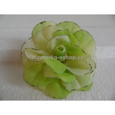 Bizuterka-eshop.cz květ zelený BZ-03365