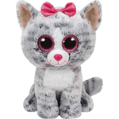 Ty Plus Ty Beanie Boos Kiki The Grey Cat 15cm (ty37190)