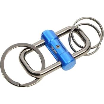 TROIKA Ключодържател Двупосочен син Troika KR22-09/BL (KR22-09/BL)