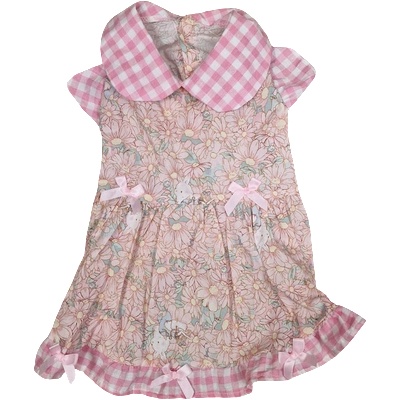 Tiger`s Heart Розова пролетна рокля с якичка и панделки