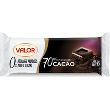 Valor Čokoláda bez cukru horká 70% 35 g