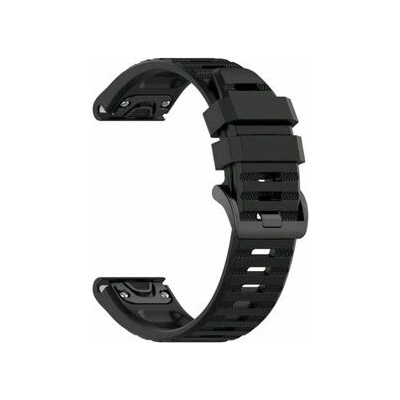 Fixed Silicone Strap Garmin QuickFit 26mm, černý FIXSST-QF26MM-BK