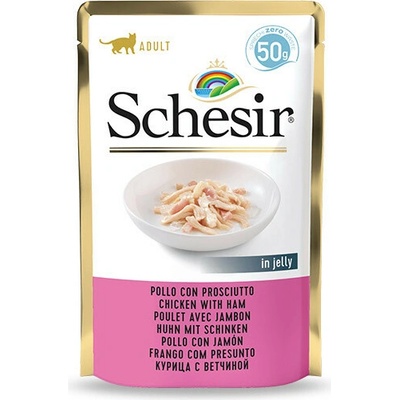 Schesir Cat kuřecí se šunkou 50 g