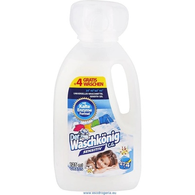 Der Waschkönig Sensitive gél 1,625 l 46 PD