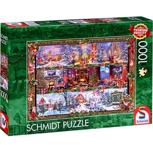 Schmidt Spiele Пъзел Schmidt от 1000 части - Сезонни поздрави (59784)
