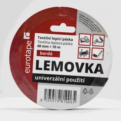 Jutex Kobercová páska 10 m bordová