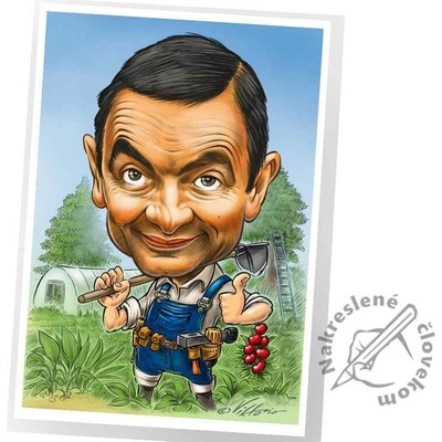 VIKTORIO Karikaturista na svadbu, oslavu, ples, firemný event 4 hodiny Rozmer: A4 (21x29,7 cm)