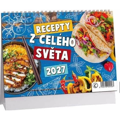 stolní Recepty z celého světa 23cm x 16cm, K863 2027