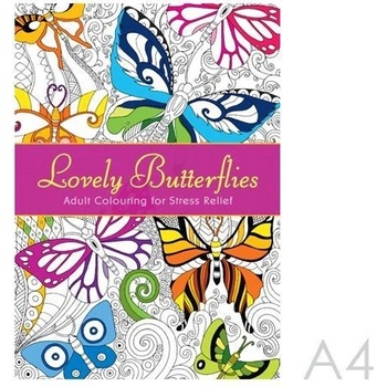 Antistresové omaľovánky pre dospelých Nádherné motýle