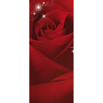 Preinterier DV0027 Fototapeta na stenu červená ruža vlies 91cm x 211cm