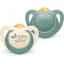 Nuk latex cumlík For Nature 2 ks zelená
