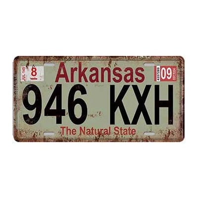 Ceduľa značka Arkansas