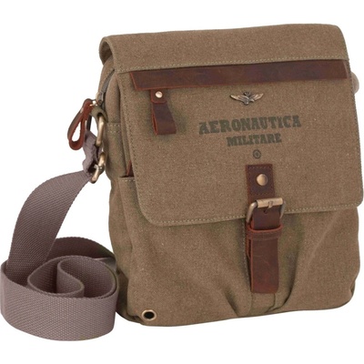 Aeronautica Militare Taška cross Canvas L AM-611-25 6 L hnědá