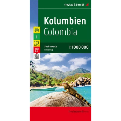 Freytag & Berndt Autokarte Kolumbien. Colombia