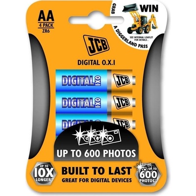 JCB OXI DIGITAL AA 4ks JCB-LR06OXI-4B
