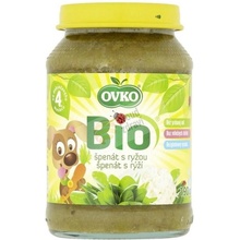 OVKO BIO špenát s rýži 190 g