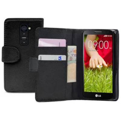 LG G2 Mini Wallet Кожен Калъф + Протектор