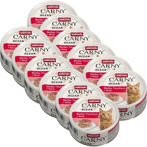 Animonda Carny Ocean - Бял тон на риба + говеждо 12 x 80 г