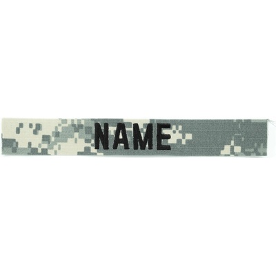 MILITARY RANGE Nášivka menovka "NAME" pre GORE-TEX bundu ACU DIGITAL