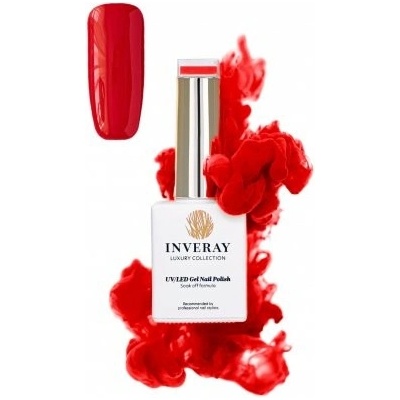 Inveray UV/LED Gél lak 34 LOVE Červená 10 ml