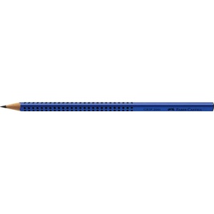 Faber-Castell Графитен молив, B, триъгълен, FABER-CASTELL "Grip 2001", син 517051 (517051)