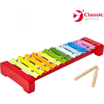 Classic World Дървен детски Ксилофон - Classic World