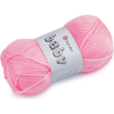 Pletací příze Baby 50 g Varianta: 5 (217) růžová sv., Balení: 1 ks 61632/160041/286242