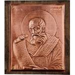  МЕДНА ИКОНА ЗА ЗАЩИТА СВЕТИ АТАНАСИЙ