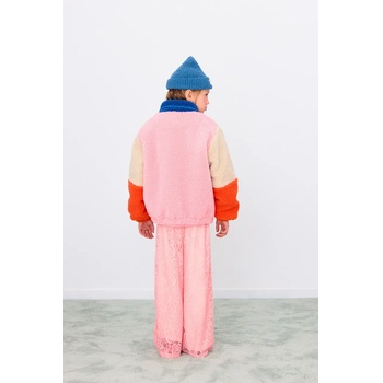 Tinycottons Детско яке Tinycottons COLOR BLOCK POLAR SHERPA JACKET (AW25.360)