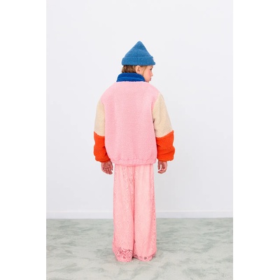 Tinycottons Детско яке Tinycottons COLOR BLOCK POLAR SHERPA JACKET (AW25.360)