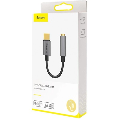 Baseus CATL54-0G Káblová Redukcia z USB-C na 3.5mm Audio Jack L54