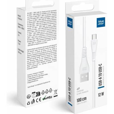 Blue Star PJ-DG4-A USB A na USB C 2A 12 W 1m bílý