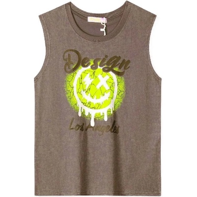 Chlapecké tričko bez rukávů Béžová – Zbozi.Blesk.cz