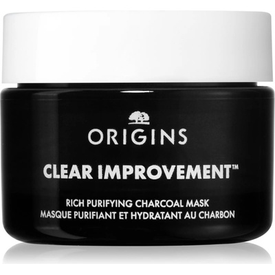 Origins Clear Improvement® Rich Purifying Charcoal Mask почистваща маска с активни въглища 30ml