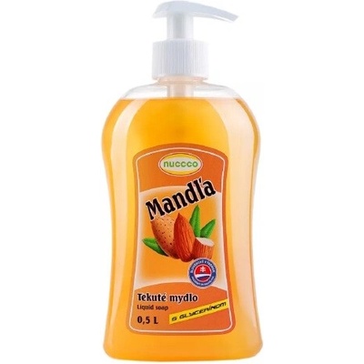 Nuccco tekuté mydlo mandľa s dávkovačom 500 ml
