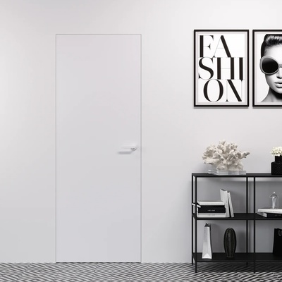 EKASA Интериорна тапетна врата EKASA KONTINUA, 80x210 см, панти, магнитна брава, дърво (KONTINUAKZERODX)