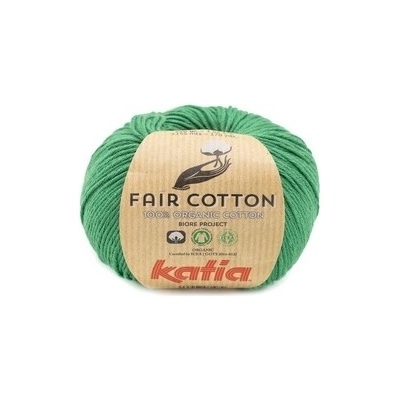 FAIR COTTON Katia Farby FAIR COTTON: 42 zelená