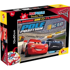 Lisciani Двулицев пъзел Lisciani - Cars 3, Предизвикателство, 60 части (LI64007)