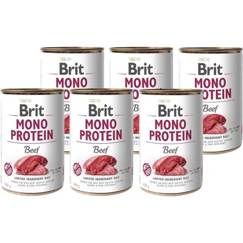 Brit моно протеин говеждо 6x400г