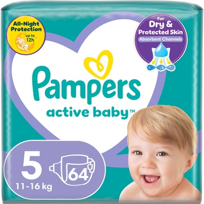 Pampers Active Baby 5 64 ks