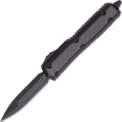 Microtech Makora II DE Carbon Fiber Inlays STD 206-1TCFIS