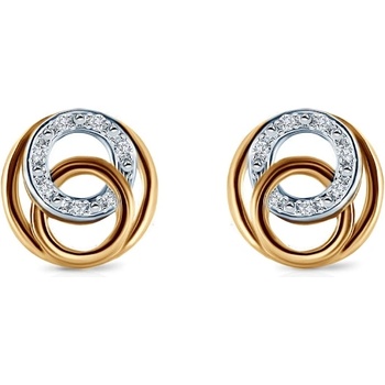 SAVICKI обеци: злато. диаманти