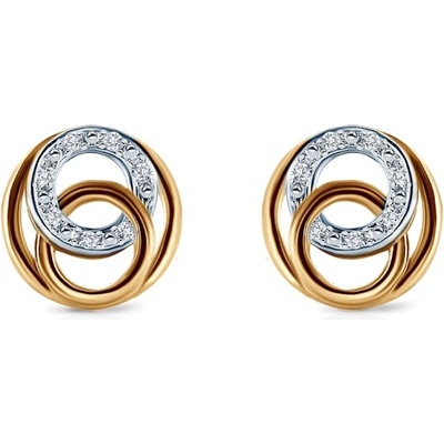 SAVICKI обеци: злато. диаманти