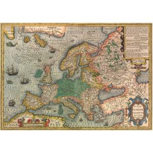Educa - Puzzle Map of Europe 1000 - 1 000 piese